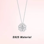 Collier trèfle en argent