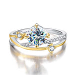 Bague de fiançailles en argent