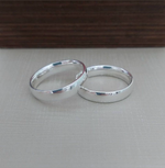 Bague alliance de mariage en argent