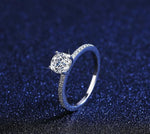 bague solidaire en argent