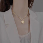 Collier trèfle en argent