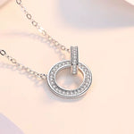 Colliers cercle en argent