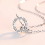 Colliers cercle en argent