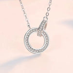 Colliers cercle en argent
