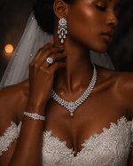 Parure de mariage en argent sterling