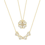 Collier trèfle en argent