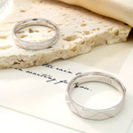 Bague de fiançailles en argent sterling de haut qualité