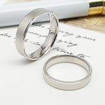 Bague de mariage en argent de haute qualité