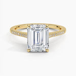 bague hidden en or , diamant