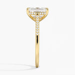 bague hidden en or , diamant