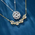 Collier trèfle en argent