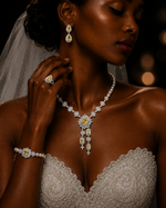 Parure de mariage en argent sterling