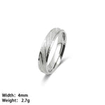 Bagues de mariage de haute qualité en argent sterling