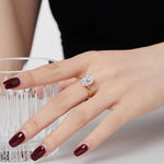 Bague de fiançailles en argent