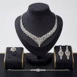 Parure de mariage en argent sterling