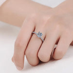 bague solidaire en argent