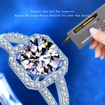 Bagues de fiançailles en Diamant Moissanite