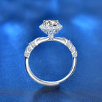 bagues de fiançailles de haute qualité en argent sterling