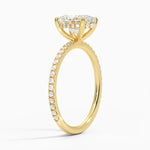 bague hidden en or , diamant
