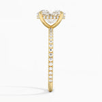 bague hidden en or , diamant